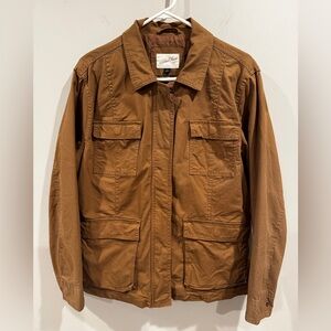 Universal Thread Brown Anorak Utility Jacket‎ Large Lightweight Multiple Pockets